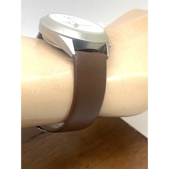 Momo Design Men's Watch Swiss Automatic Chronograph White Dial Leather B… - Picture 11 of 13